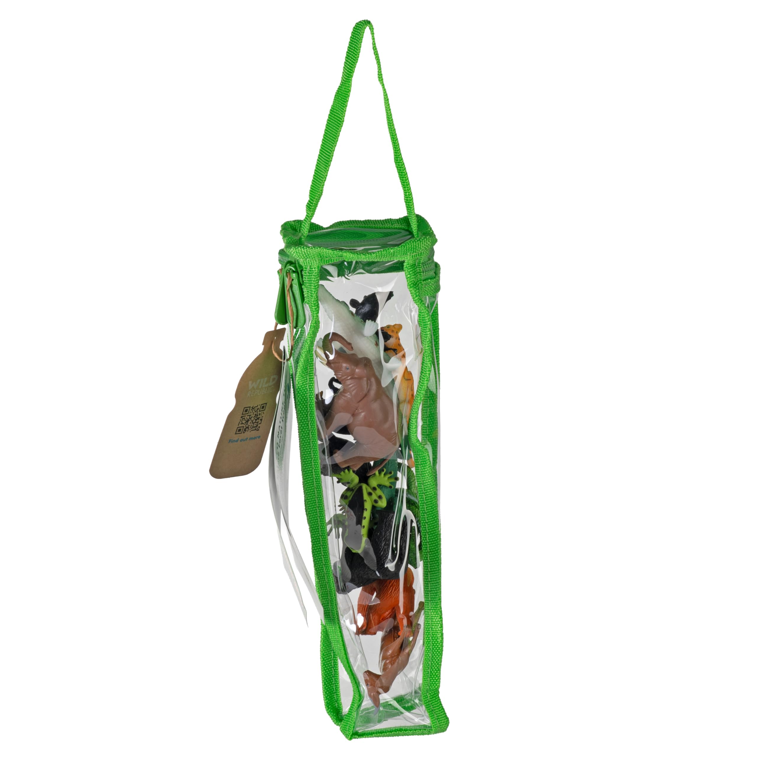 Wild Republic Nature Tubes Eco Las deszczowy, Zabawki Figurki, Zabawki Edukacyjne, Interaktywny zestaw do zabawy, przyjazny dla środowiska