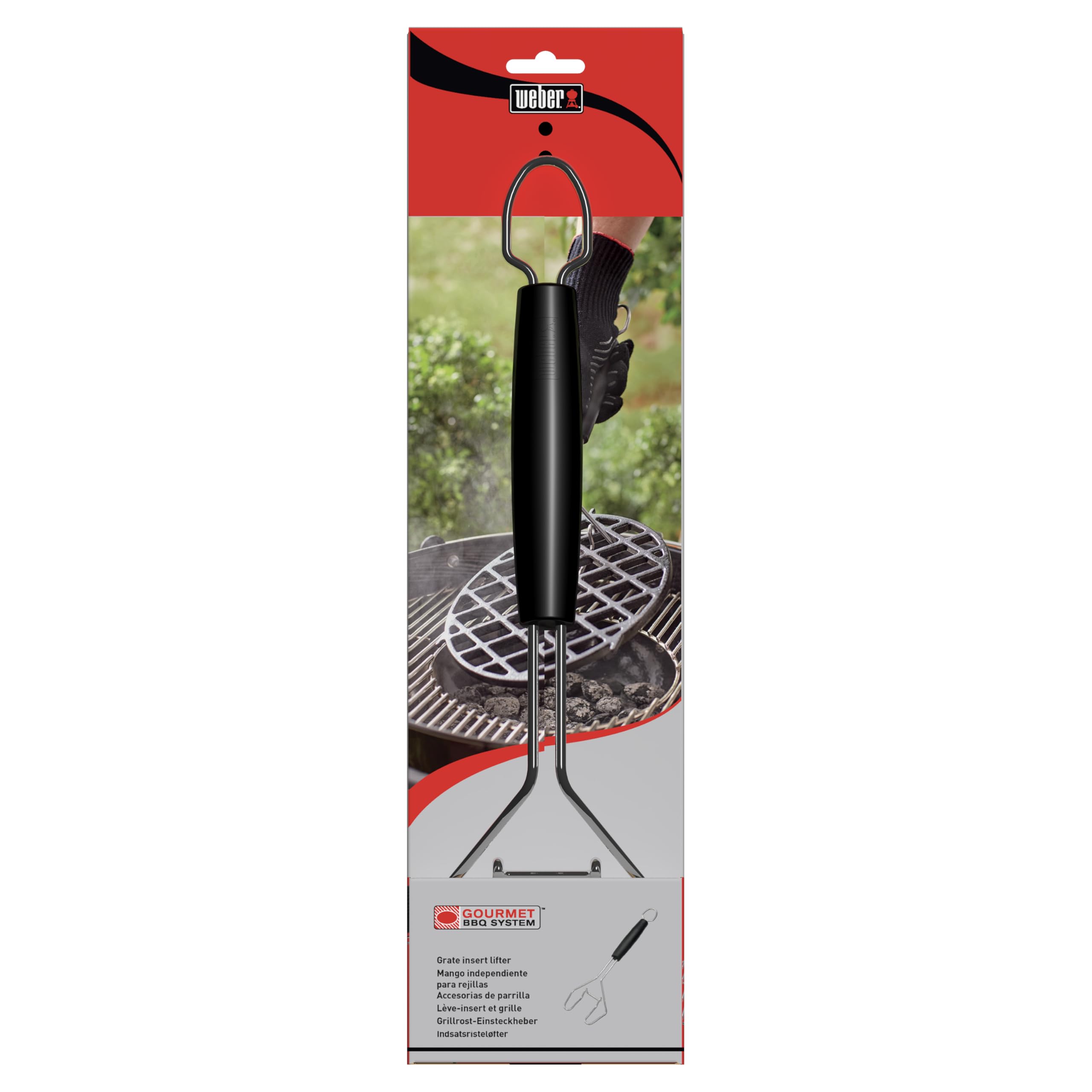 Weber Crochet de Levage Insert Gourmet BBQ System Acier Inoxydable Argent 8844