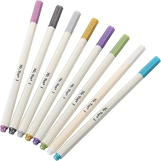 Mr. Pen- Metallic Markers, 8 Pcs, Assorted Colors, Metallic Markers Fine Tip, Metallic Pens, Metallic Markers for Black Paper, Metallic Paint Pens, Metallic Marker Pens, Markers for Scrapbooking.