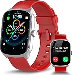 STECEi Smart Watch pour hommes femmes Bluetooth Call, 1.95" HD Smartwatch écran avec moniteur de fréquence cardiaque/douche, 110+ Modes de sport Suivi des activités IP68 Imperméable, Fitness Watch pour Android iOS, Jet Black