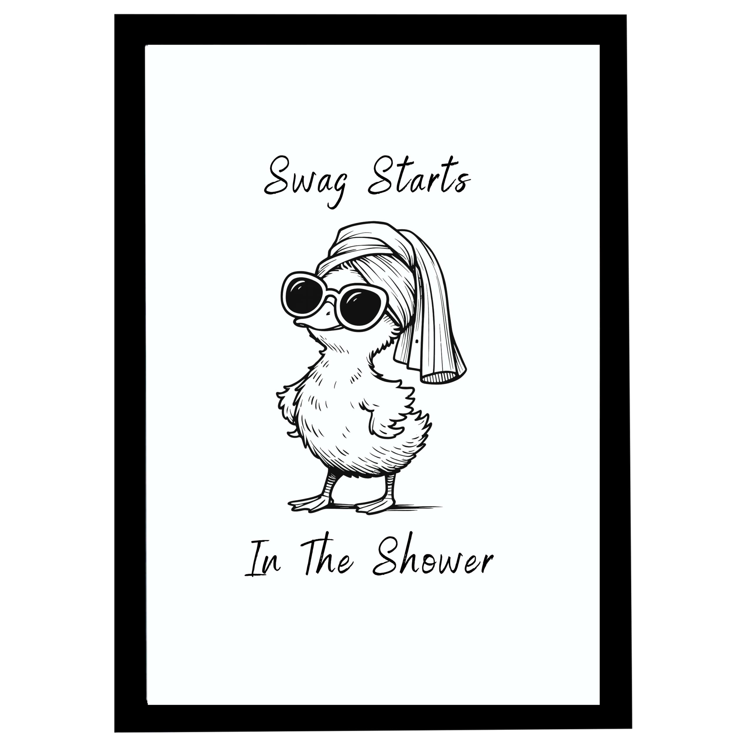 Funny Bathroom Wall Art | Quirky Toilet Signs -12