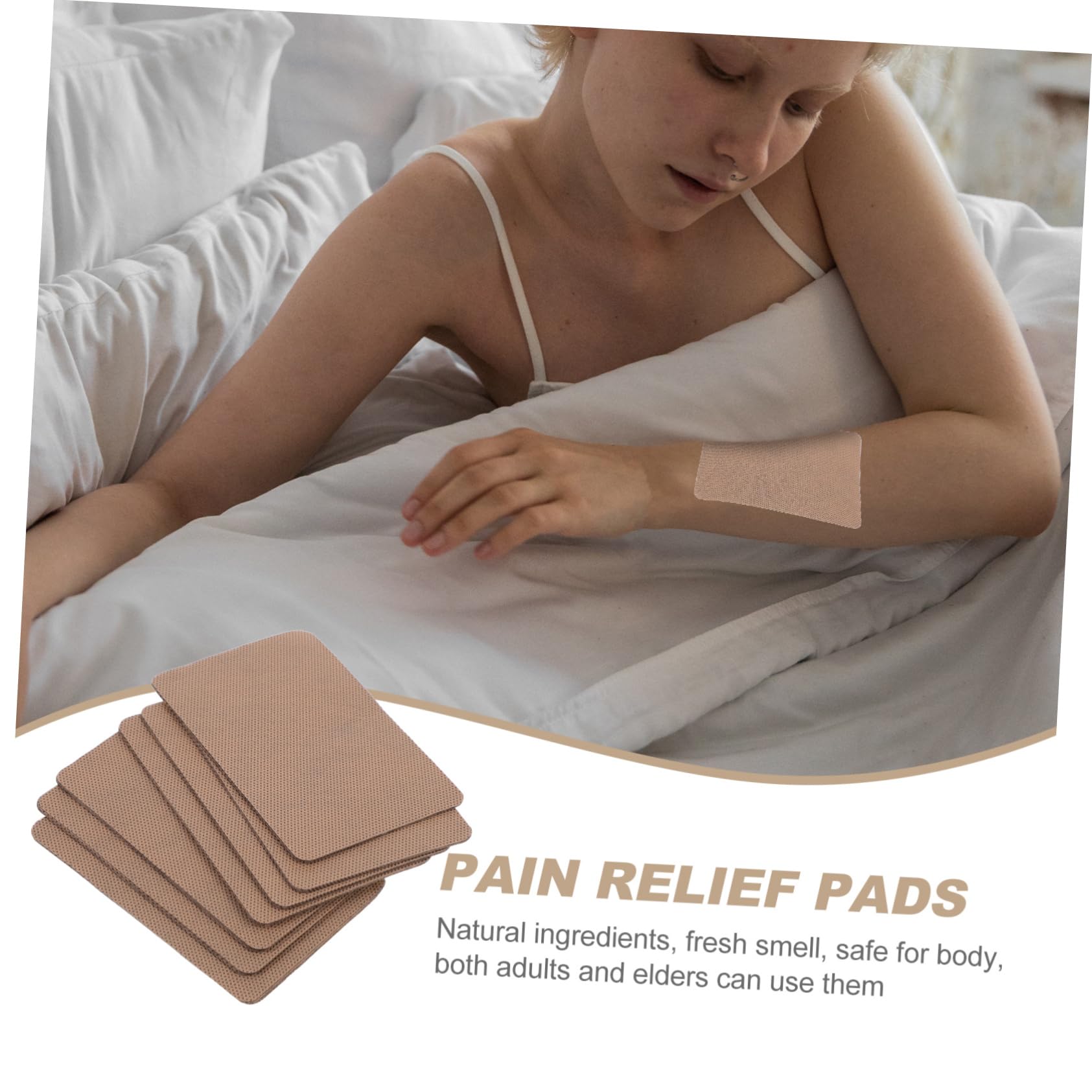 Healeved 150piezas Parches Calentadores De Jengibre Almohadillas Naturales Para De Rodillas Cuello y Articulaciones Transpirables y Efectivas Para Adultos y Ancianos