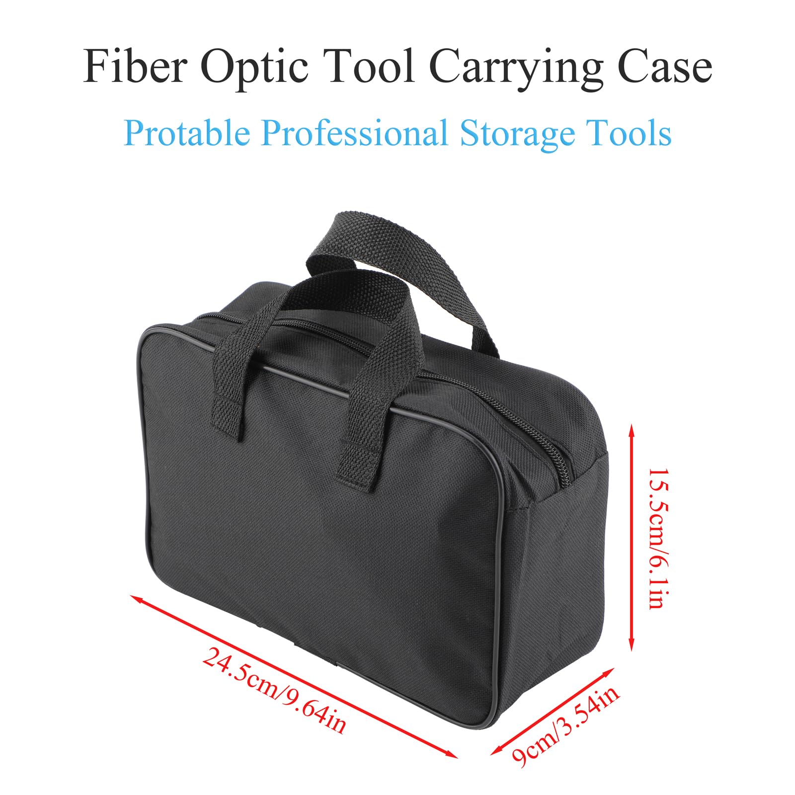 Glasfaser Werkzeug Set Fiber Optic Ftth Tool Kit Glasfaser Werkzeug Set mit LWL Cleaver, Optischer Leistungsmesser, 10x SC/APC SC/UPC Glasfaser Adapter, Glasfaser-abisolierzange und Faser Stripper