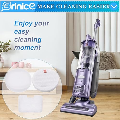 Miniatura 6 de Filtro de repuesto para aspiradora vertical giratoria Shark Navigator NV22 NV22L NV22S NV26 NV27 UV400 parte, 8 espuma + 4 filtros circulares de