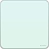 U Brands Magnetic Cubicle Glass Dry Erase Board, 12 x 12 Inches, White Frosted Surface, Frameless 2343U00-04