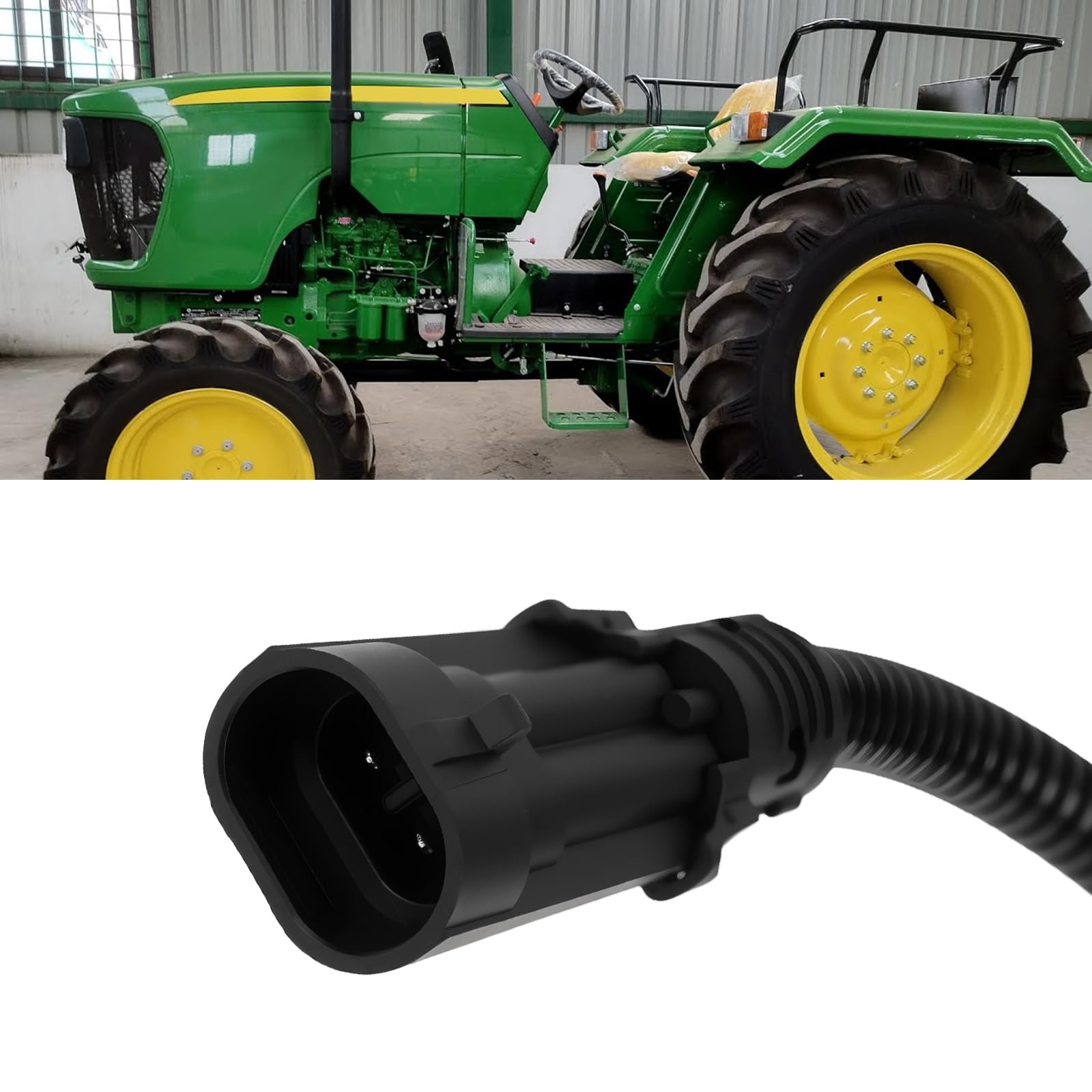 Sensor Separador de Agua de Combustible reemplaza oem RE519696 Compatible con John Deere 5105M 5105ML 6100D 6115D 6125D