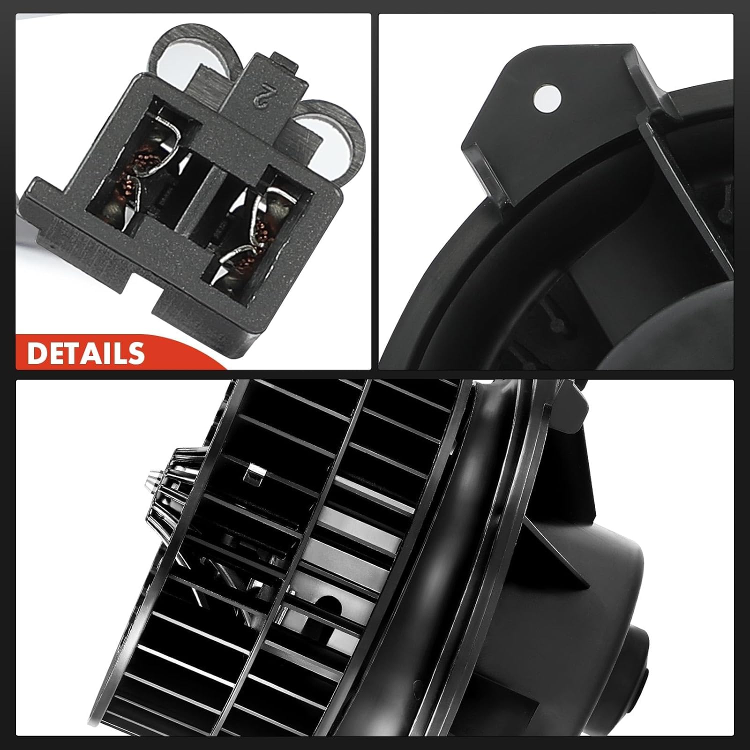 A-Premium HVAC A/C Heater Blower Motor w/Wheel Compatible with Chrysler, Dodge Vehicles - 2001-2008 - Pacifica, Town & Country, Voyager, Caravan, Grand Caravan