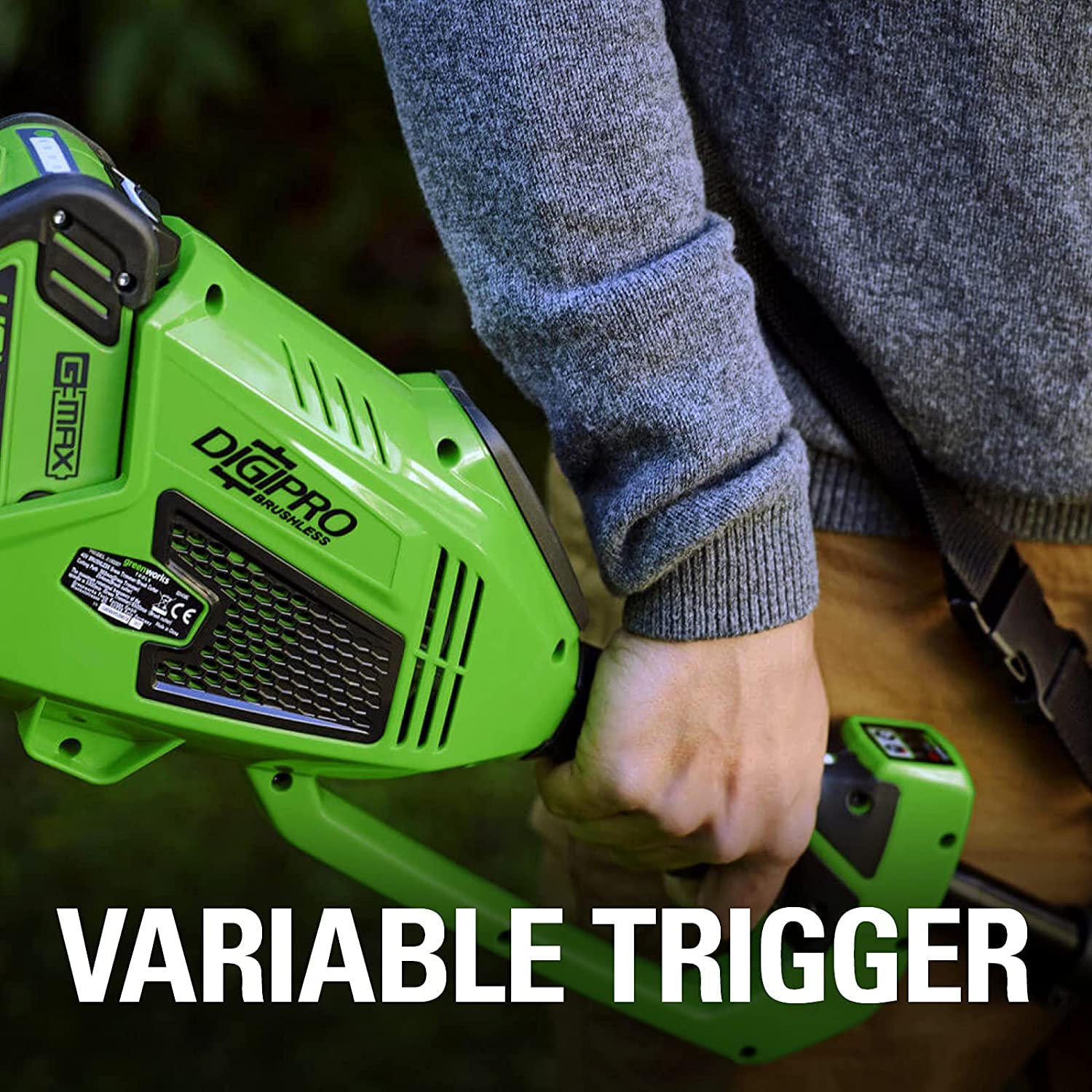 Buy Greenworks Tools Cordless Lawn Trimmer & Scythe 2in1 GD40BCK2X