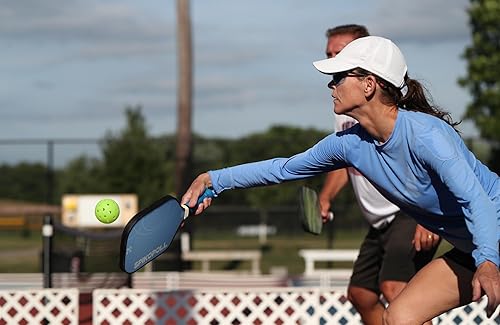 Miniatura 9 de SPI New by SPIKOPOLL - Juego de 2 palas de pickleball aprobadas por Estados Unidos, ligeras y duraderas, raquetas de pickleball de fibra de vidrio