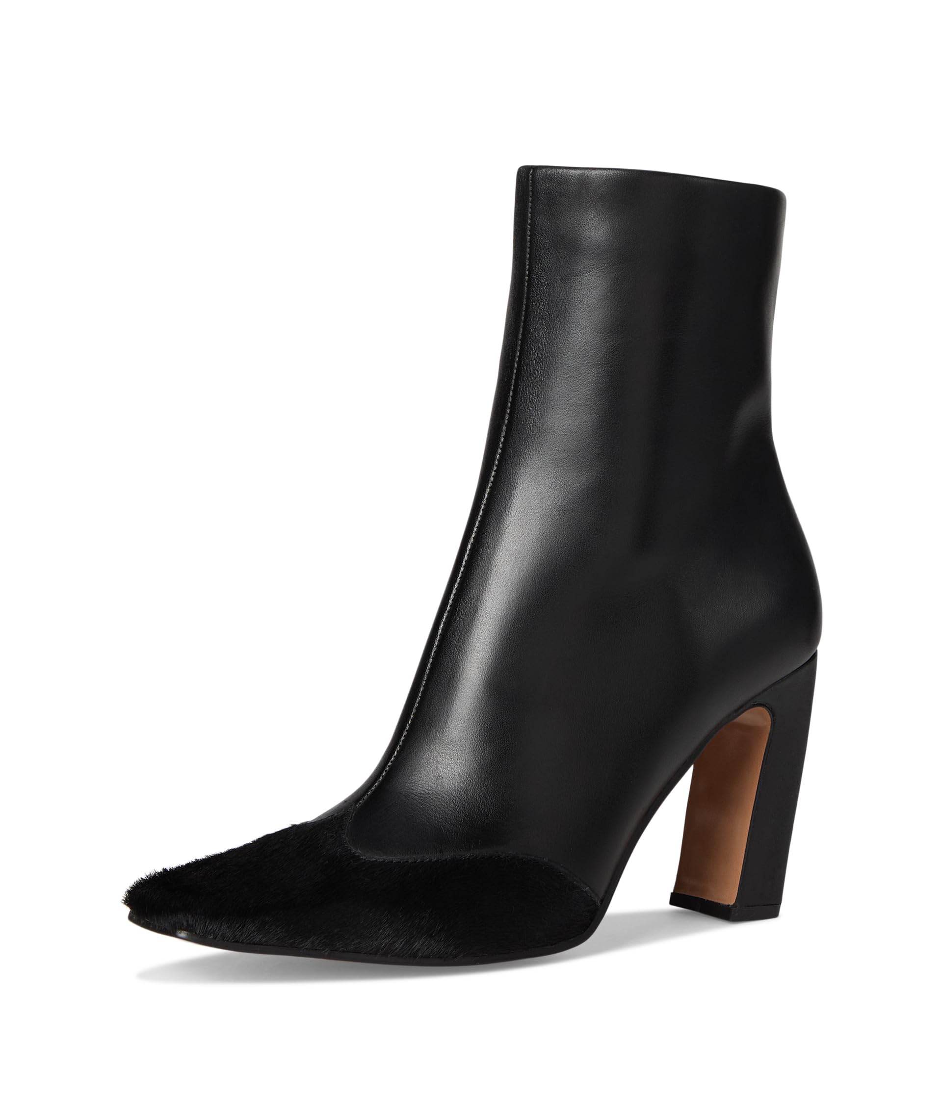 Steve Madden, Women, Lyle, Black Leather Snake, 8, Medium