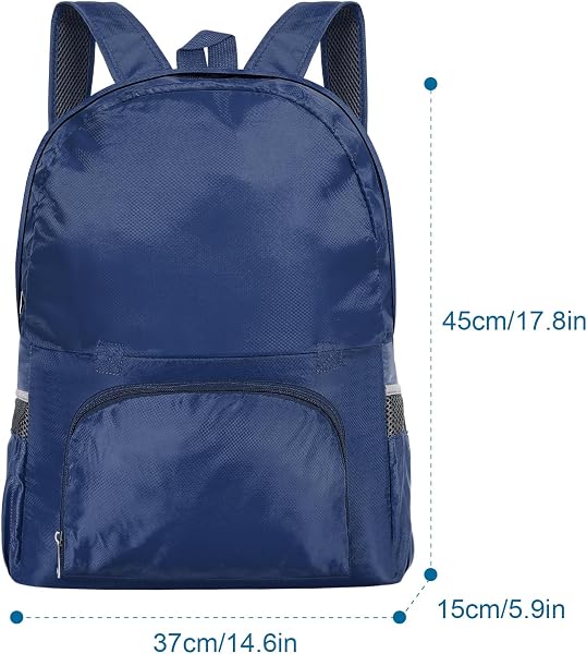 AiQInu Zaino Pieghevole Ultraleggeri, Impermeabile Multifunzione Zaino da Escursionismo Unisex zaino da viaggio Outdoor per Sport Arrampicata Campeggio Viaggio Ciclismo - 3