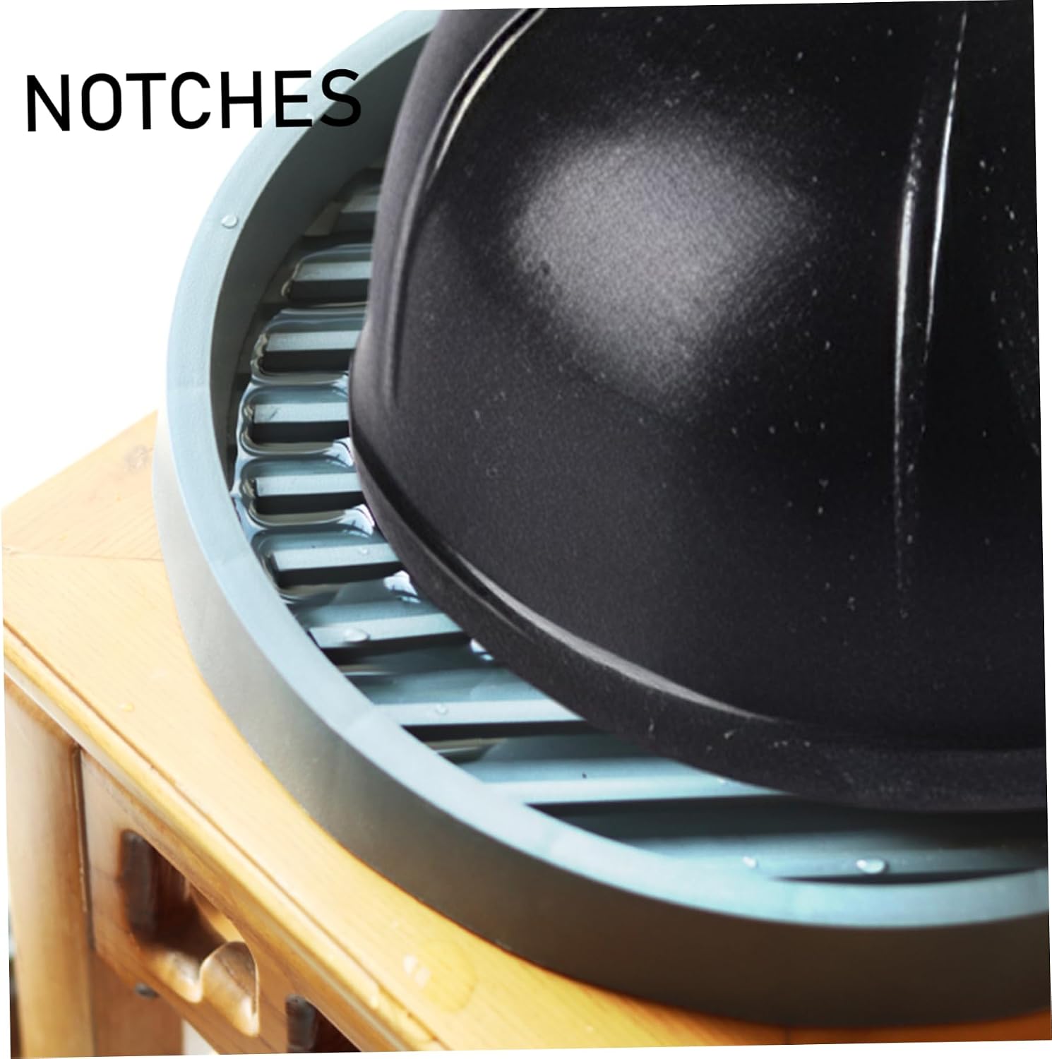 Plunger Mat Air Drying Plunger Tray 8inch Round Toilet Plunger Holder Only PP Heavy Duty Minimalist Plunger Holder Catch Drips Toilet Accessories, Plunger Holder