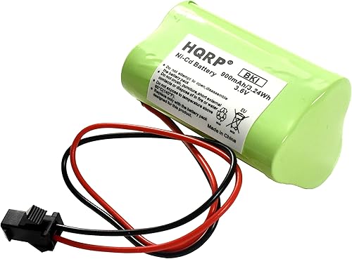 Miniatura 4 de HQRP Paquete de 5 baterías de luz de salida de emergencia compatibles con Lithonia ELB-B001 EU2 LED Interstate ANIC1566 Unitech 0253799 Lowes