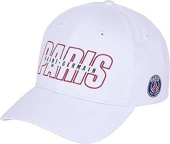 Collection Officielle Cadeau Fan Casquette Paris Saint-Germain PSG - Collection Officielle - Taille Réglable Adulte - 100% Coton Gourde Psg