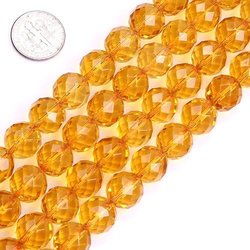 Miniatura 544 de GEM-Inside Red Orange Carnelian Gemstone Loose Beads Natural Energy Power Beads for Jewelry Making Round Faceted 8mm 15