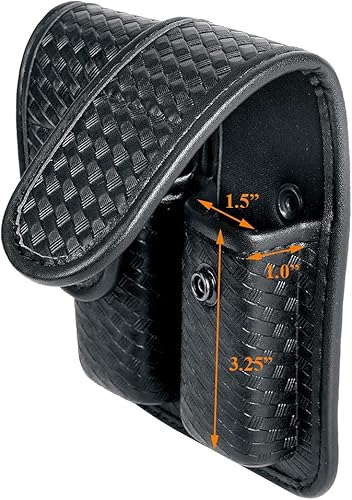 Miniatura 4 de TAFTACFR Funda moldeada de doble bolsa Mag con cargadores de doble y individual de .380, 0.354in y 40 Cal para S&W M&P Ruger Glock Walther H&K