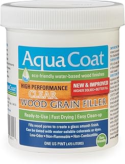 Aqua Coat High Performance Clear Wood Grain Filler – Pint