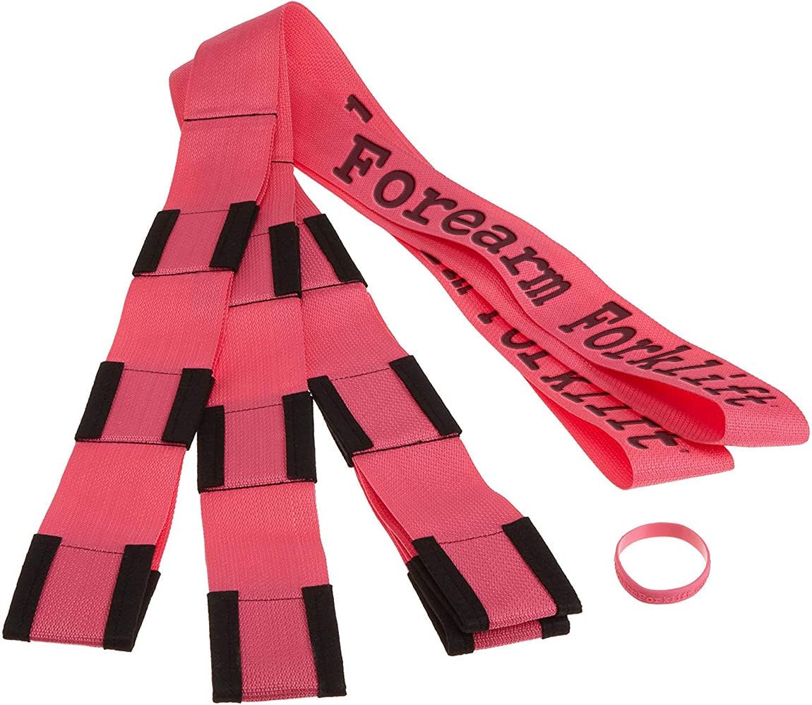 Forearm Forklift 2-Person Lifting and Moving Straps - Lift, Move and Carry Furniture, Appliances, Mattresses or Any Item up to 800 lbs. Safely and Easily Like a Pro, Hot Pink