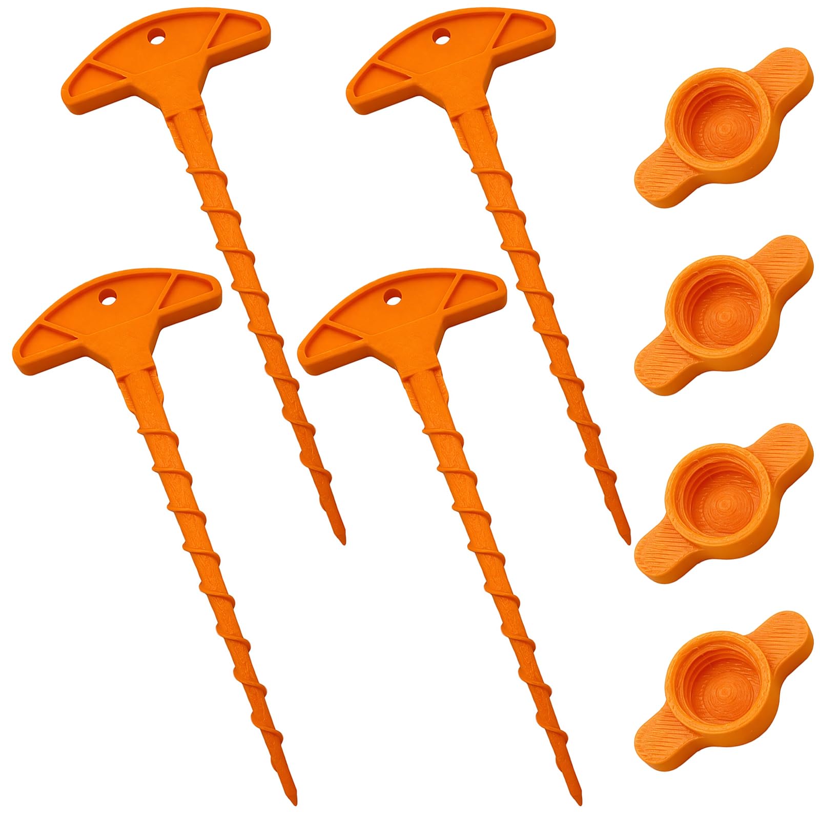 KIPTVO 4 Pcs Caulking Tool Kits with 4 Caulk Saver Caps - Professional Caulk Finishing Tool Kit for Bathroom, Kitchen, Tile, Tub Sealing & Repairs
