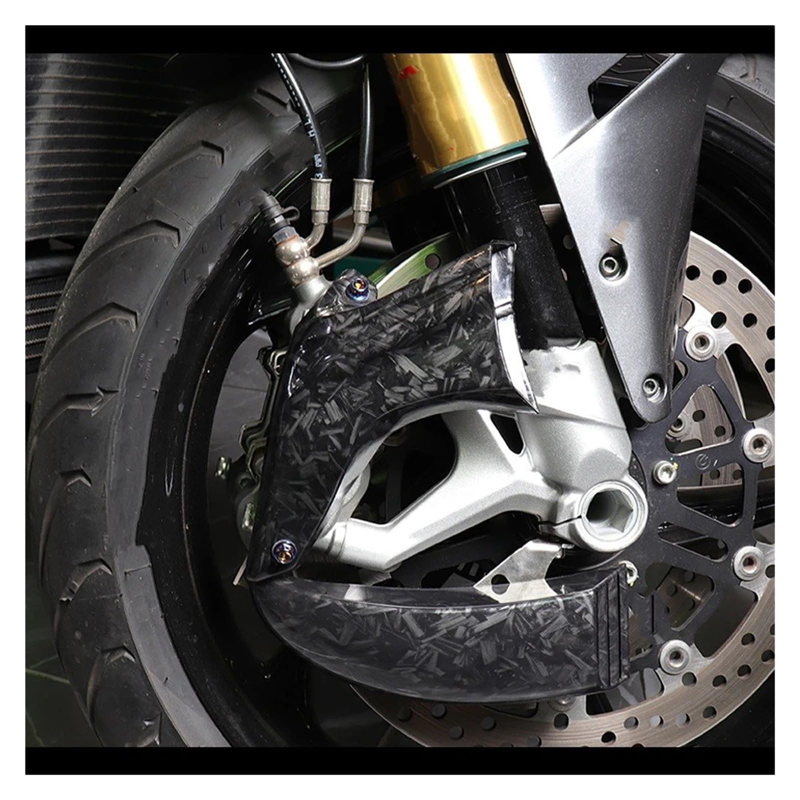 Latéraux Carénage Avant Ailes Conduits Refroidissement d'air Étrier Frein Moto pour Suzuki GSXR/GSX-R 600 750 1000 GSX-S750 GSX-S1000 V-Strom GSXR750 GSXR1000(C)
