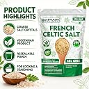 Jeevamsha Celtic Salt 900g Sel Gris | Unrefined Hand Harvested Grey Sea Salt | Mineral Rich Natural Moist Salt for Cooking Grilling Finishing gallery image