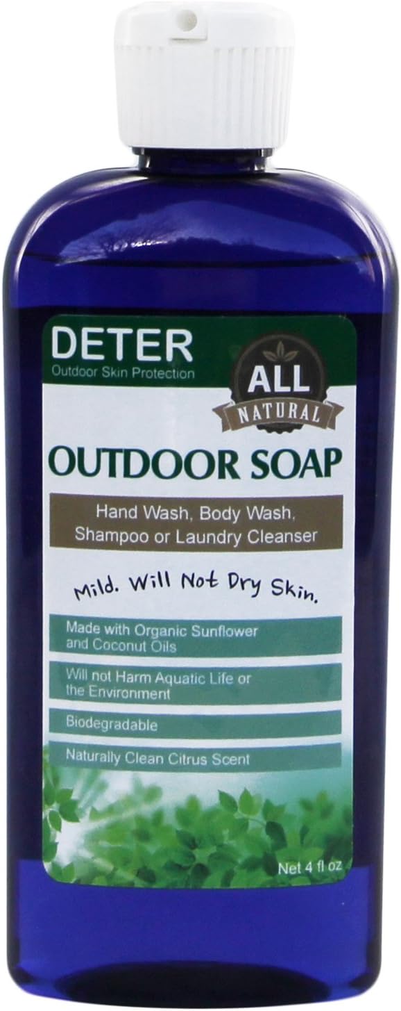 Deter Natural Outdoor Soap 4oz : Sports & Outdoors