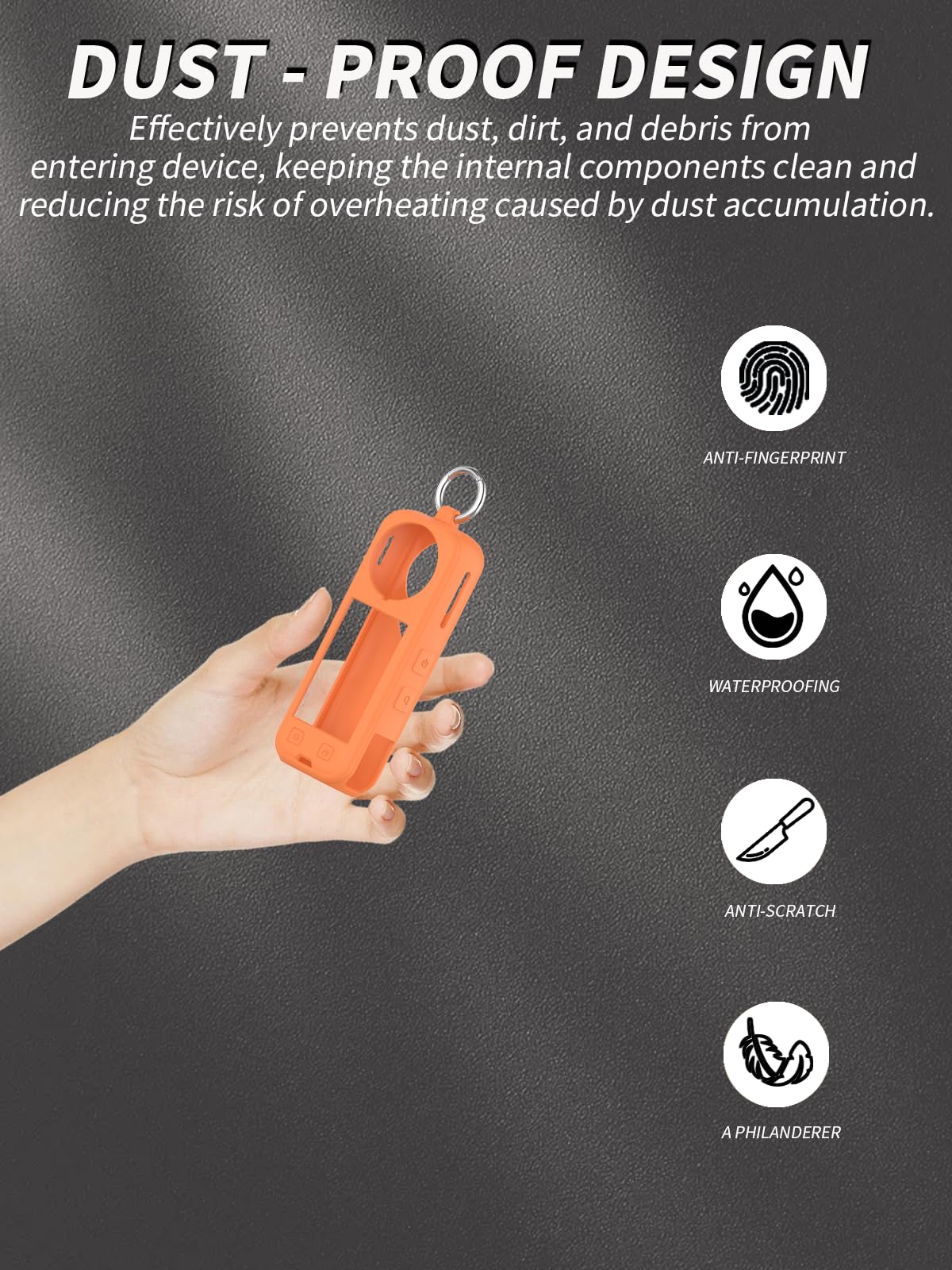 Étui De Protection En Silicone Pour Appareil Photo Insta360