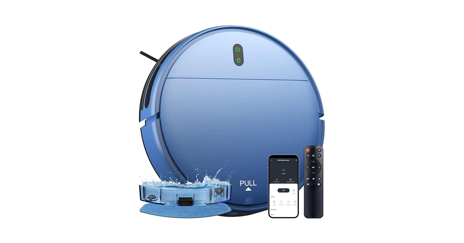 JustNow モバイル Amazon.com - ZCWA Robot Vacuum and Mop, 2 in 1 Robot Vacuum
