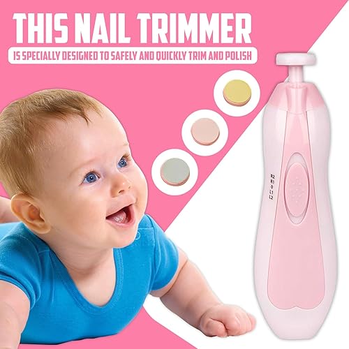 Miniatura 2 de Lima eléctrica para recortar uñas para bebés, uñas de los pies y uñas de los pies y uñas de los niños y adultos, recortadora de uñas infantil
