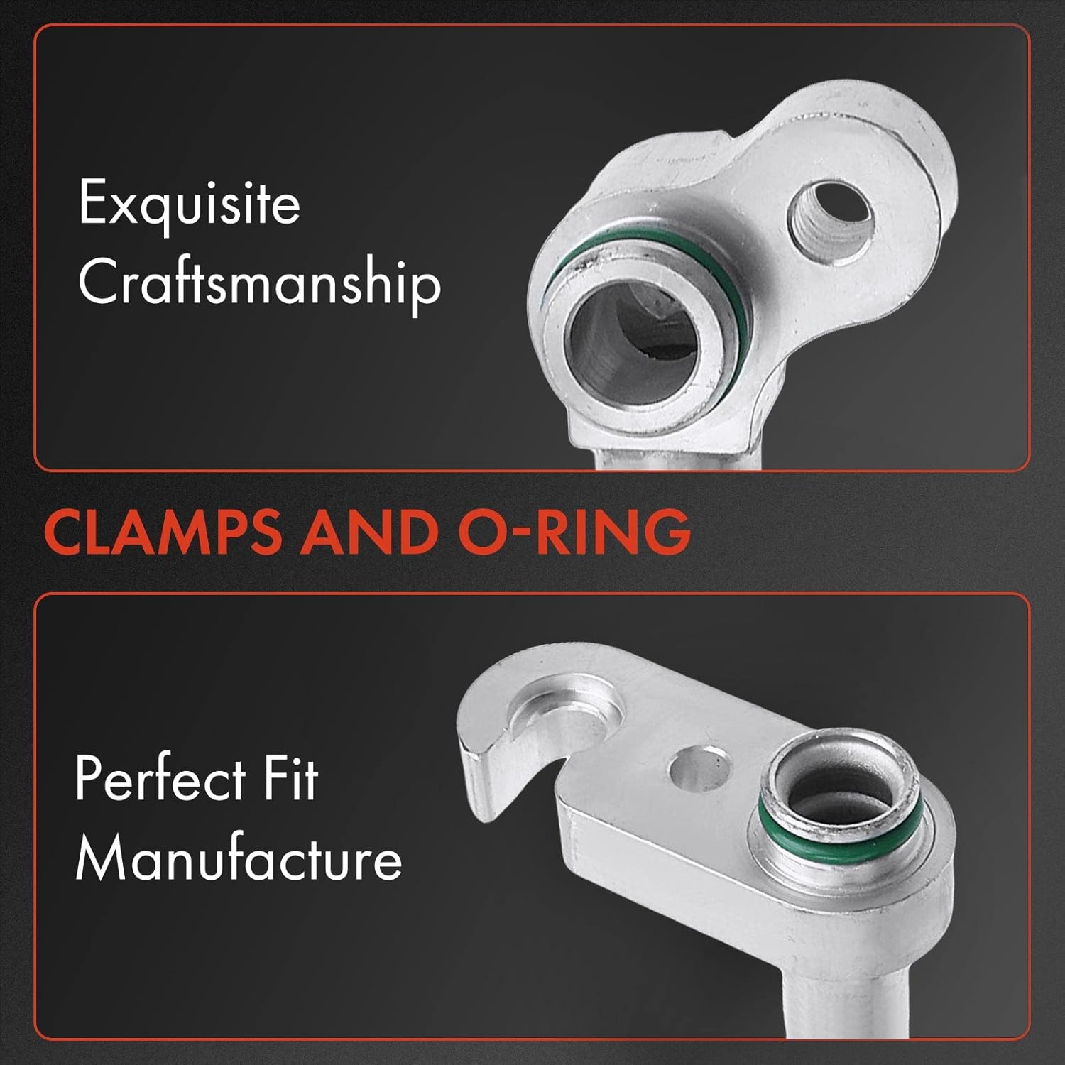 A-Premium A/C Suction Line Hose Assembly Compatible with Subaru Legacy Outback 2013-2014 H4 2.5L, Compressor to Evap