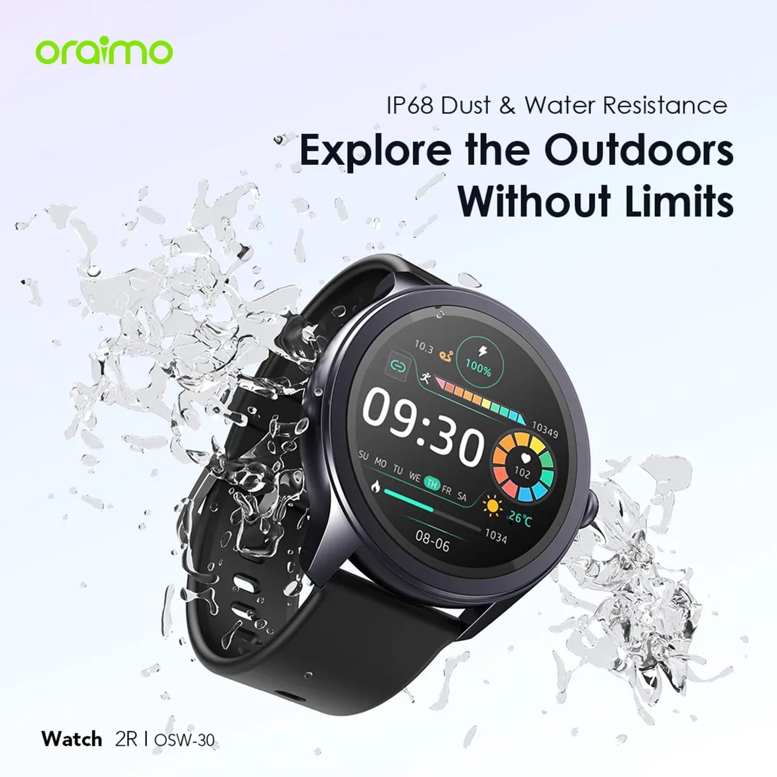 Watch 2R Intelligent Smartwatch with 1.39" TFT Screen for Fitness