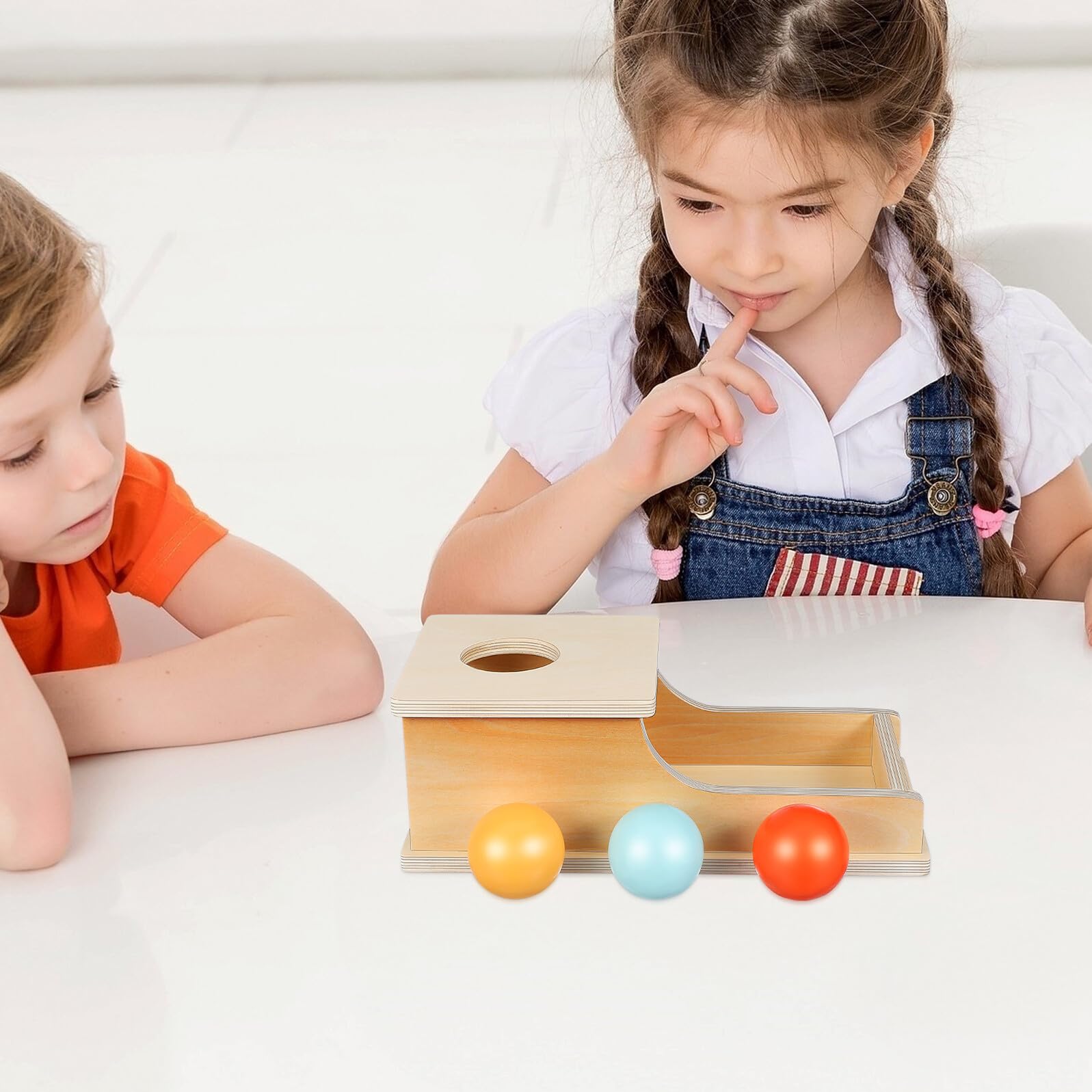 Juguete Educativo de Caja para Monedas de Material Sintético para Niños, Desarrolla Habilidades Motoras y Concentración Interacción Familiar