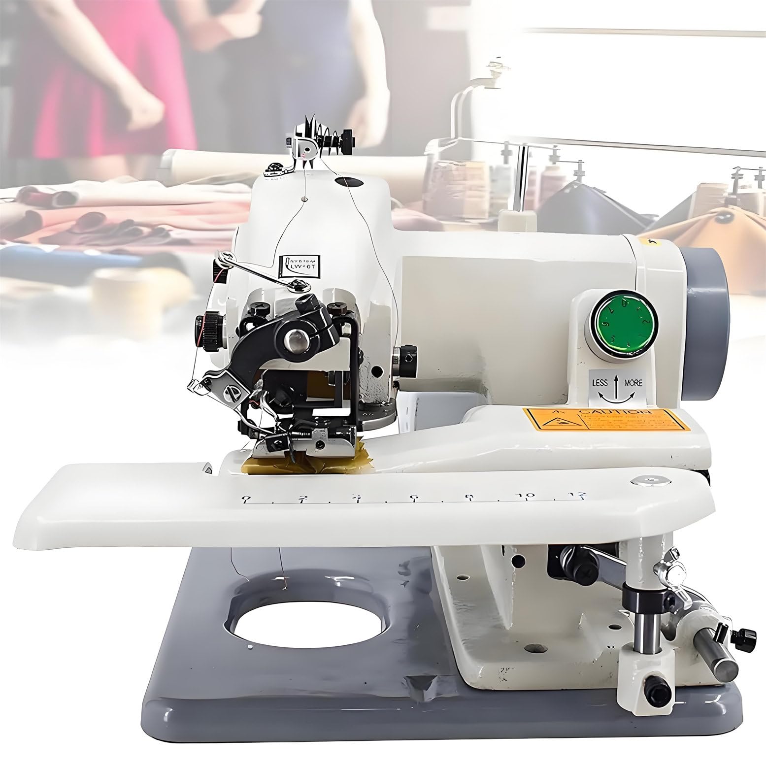 Máquinas portátiles para dobladillos de Puntada Invisible, máquina de Coser y Bordar, máquina de Coser para modistas, Dobladillo de Puntada Invisible con Pedal Profesional, con 10 Agujas
