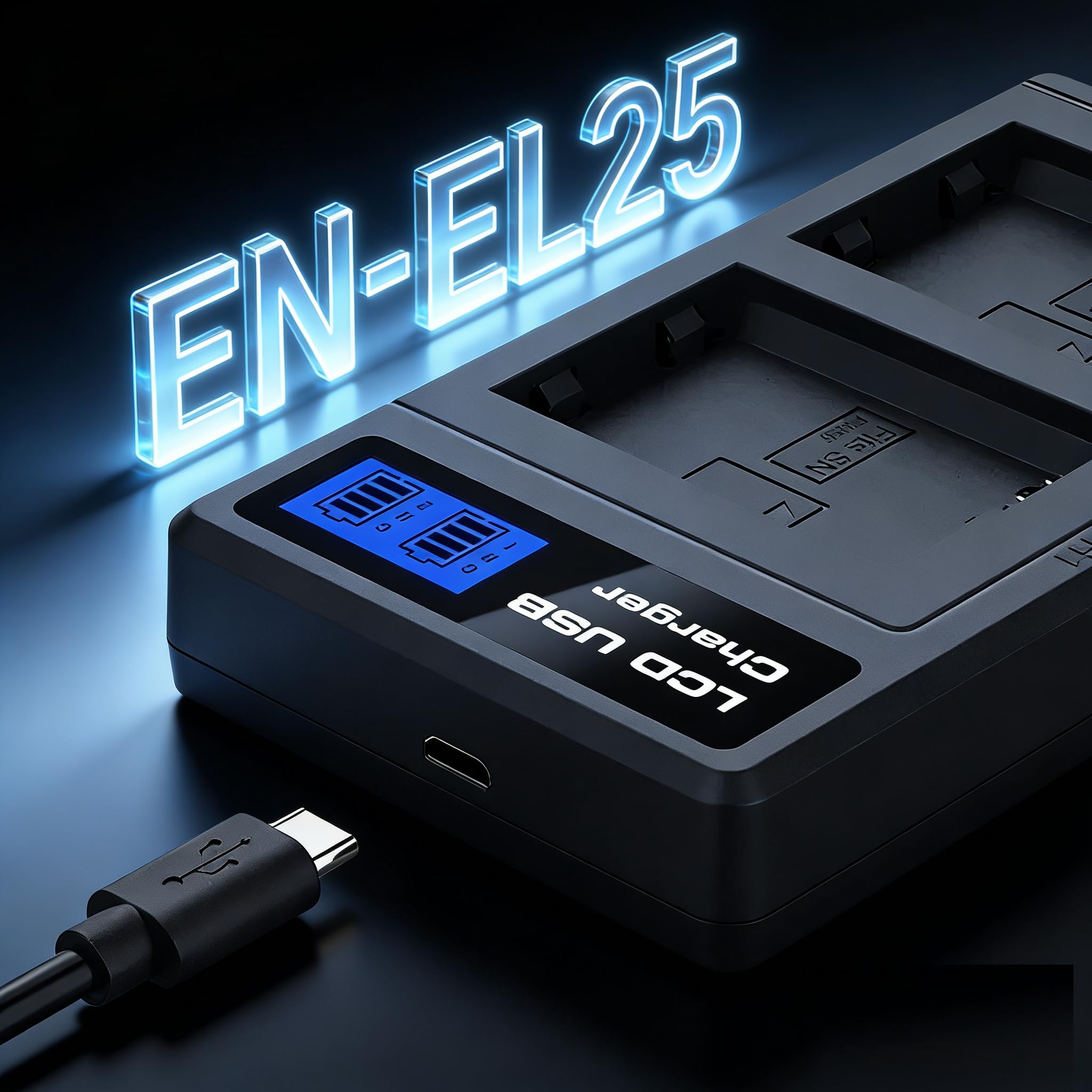 Amazon | EN-EL25 EN-EL25a バッテリーチャージャー 互換 MH-32