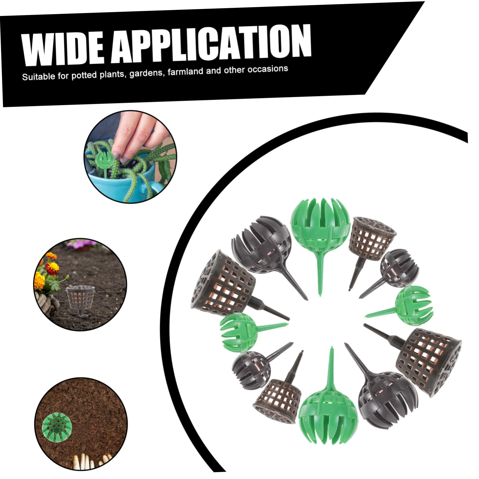 UKCOCO 5 Set Contenitore Fertilizzante Da Giardinaggio Completo Per Piante E Resistente E Design Per Appassionati Giardinaggio 30 Pezzi*5