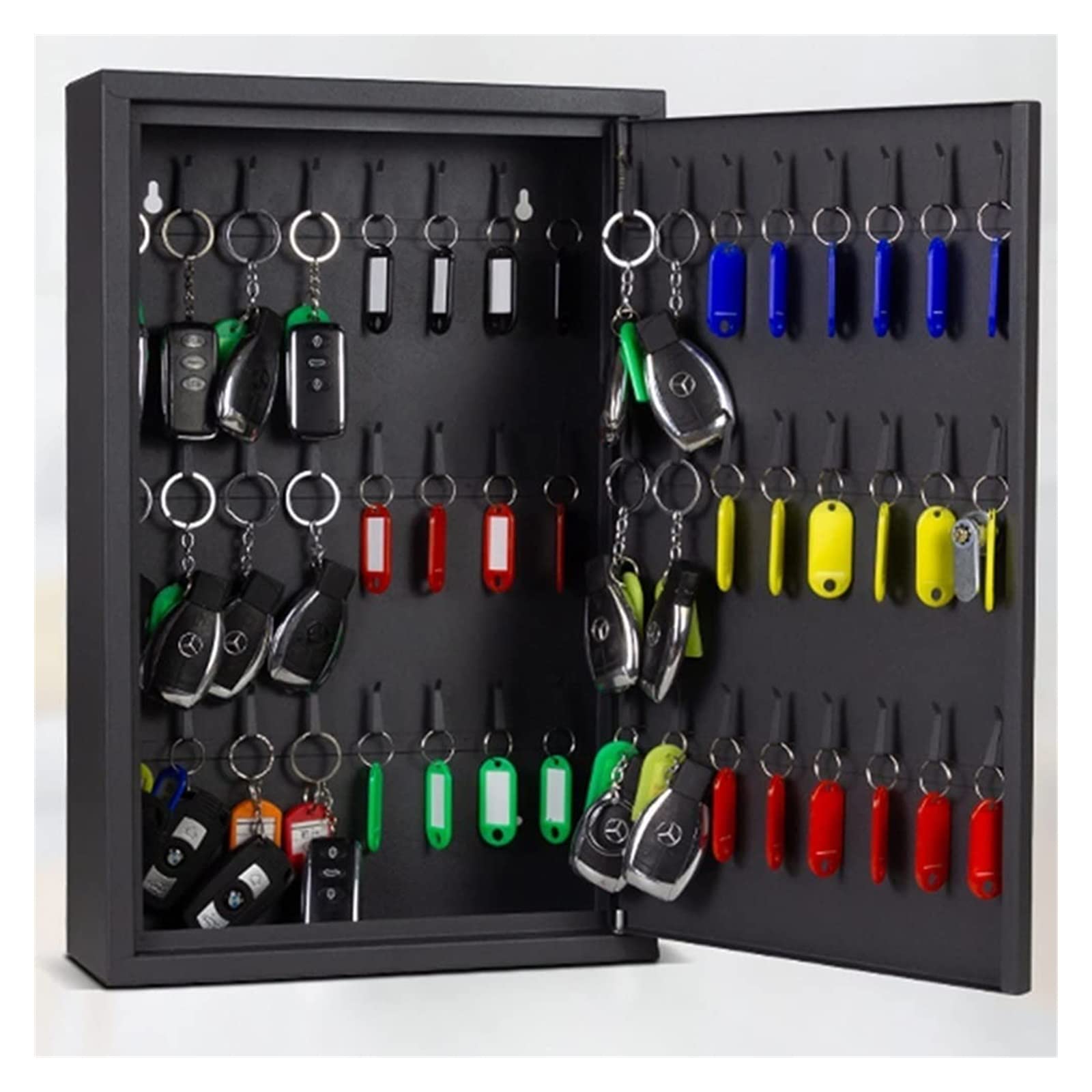 Armoire à clés murale à combinaison pour intérieur et extérieur, clés sécurisées pour la maison, le garage, le bureau, l'école, boîte à serrure étanche