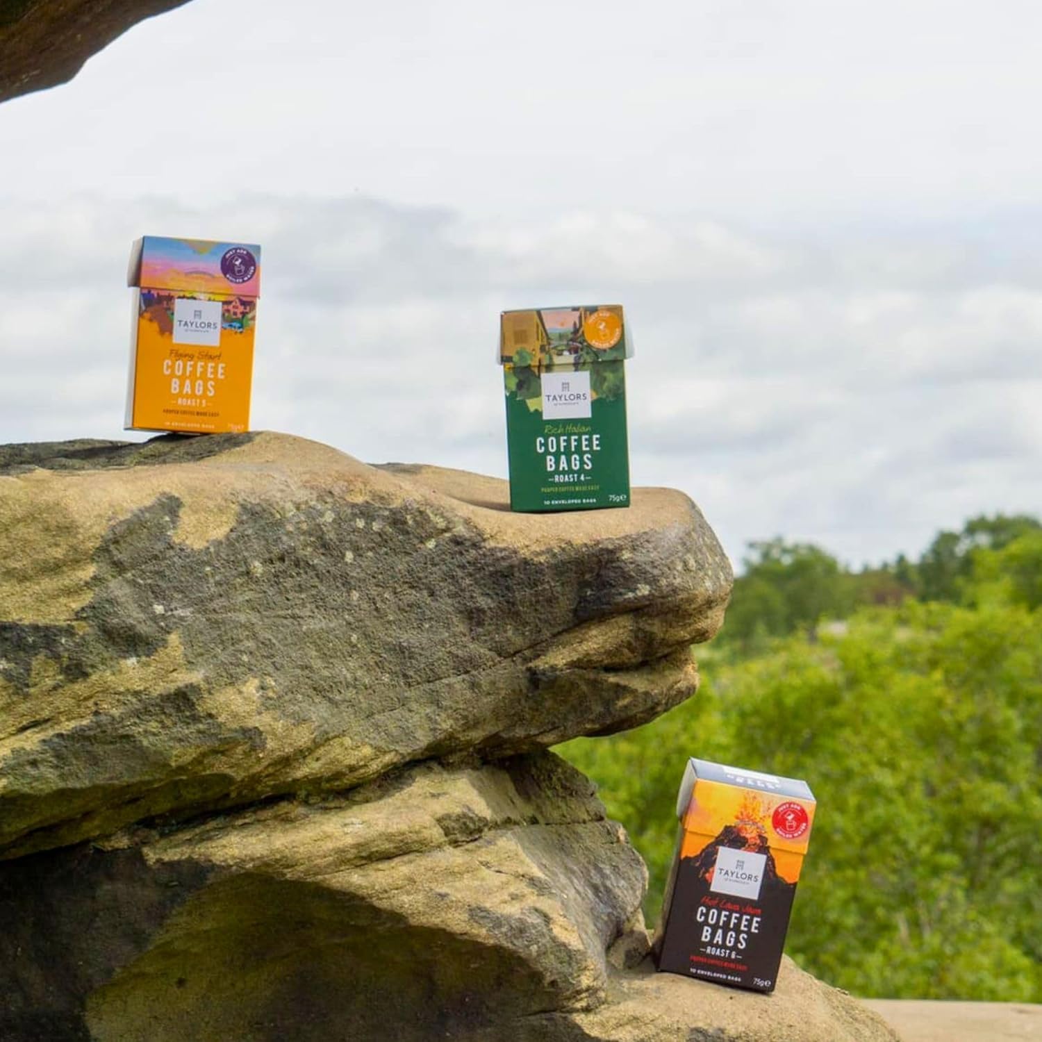 Taylors of Harrogate: Italienische und Lava-Java-Kaffeebeutel, 2 x 10 + fliegender Start: insgesamt 6 Packungen