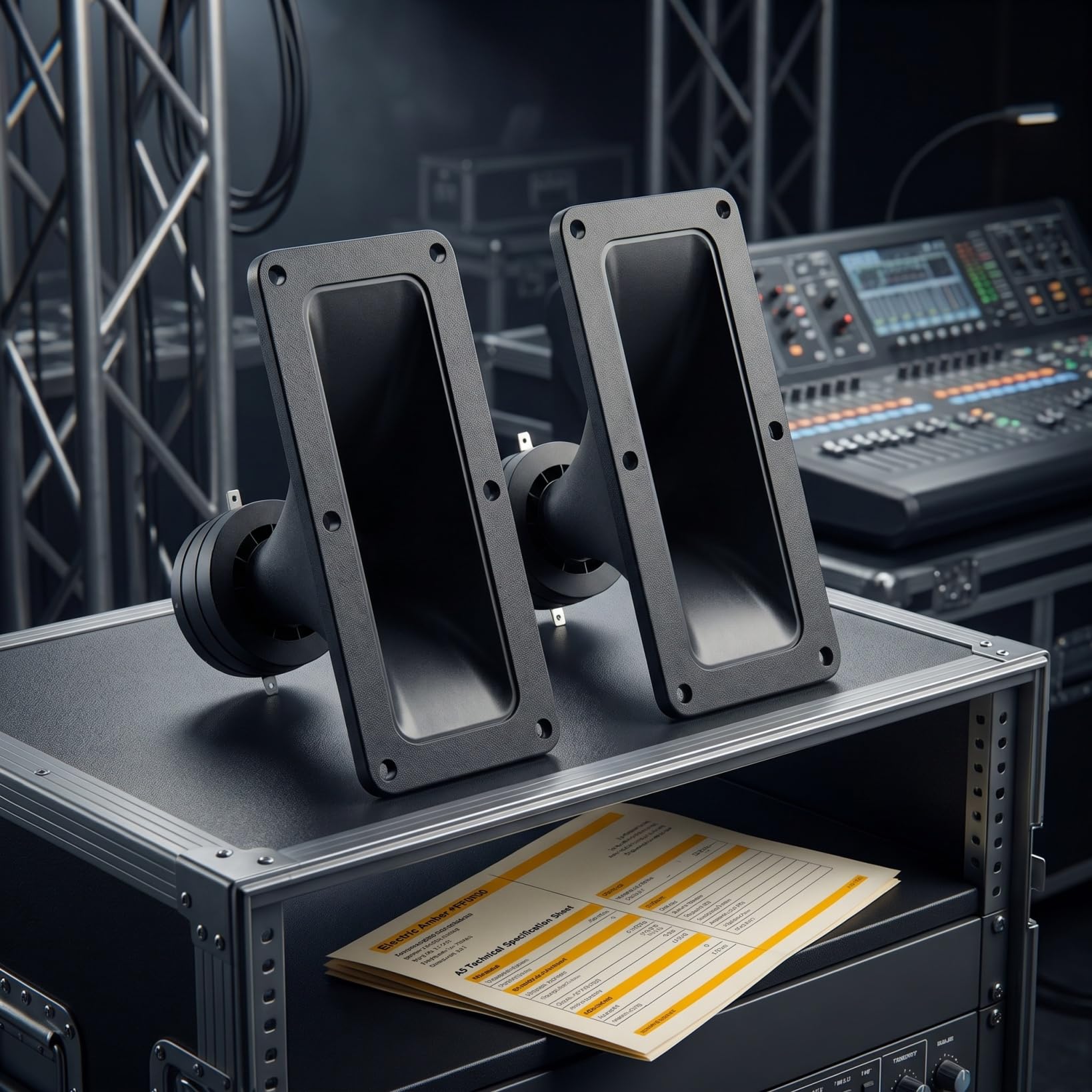 Amazon.co.jp: SHINEOFI ホーンツイーター 2個 長方形 高音スピーカー