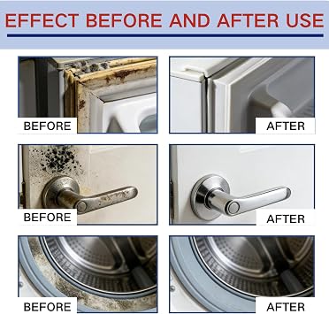 Wall Mold Remover,Highly Effective Removal Spray, Wall Cleaner Spray,Multi-Surface Cleaning Solution,Suitable Fortiles, Fabrics, Bathrooms, And Kitchen8.12 Fl Oz(Sponge*1+Cloth*1)