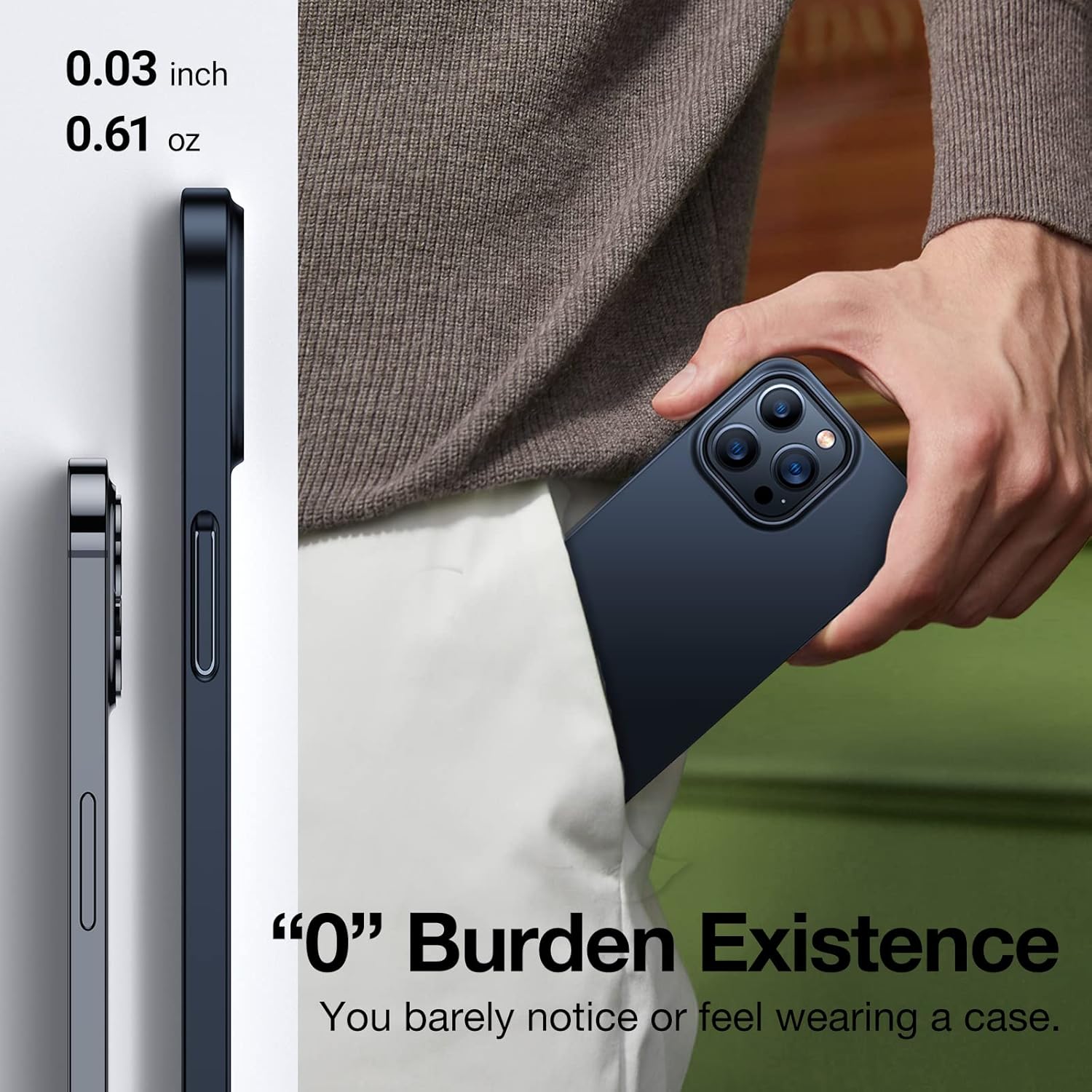 Buy TORRAS Clear and Slim Fit with Screen Protector Bundle for iPhone