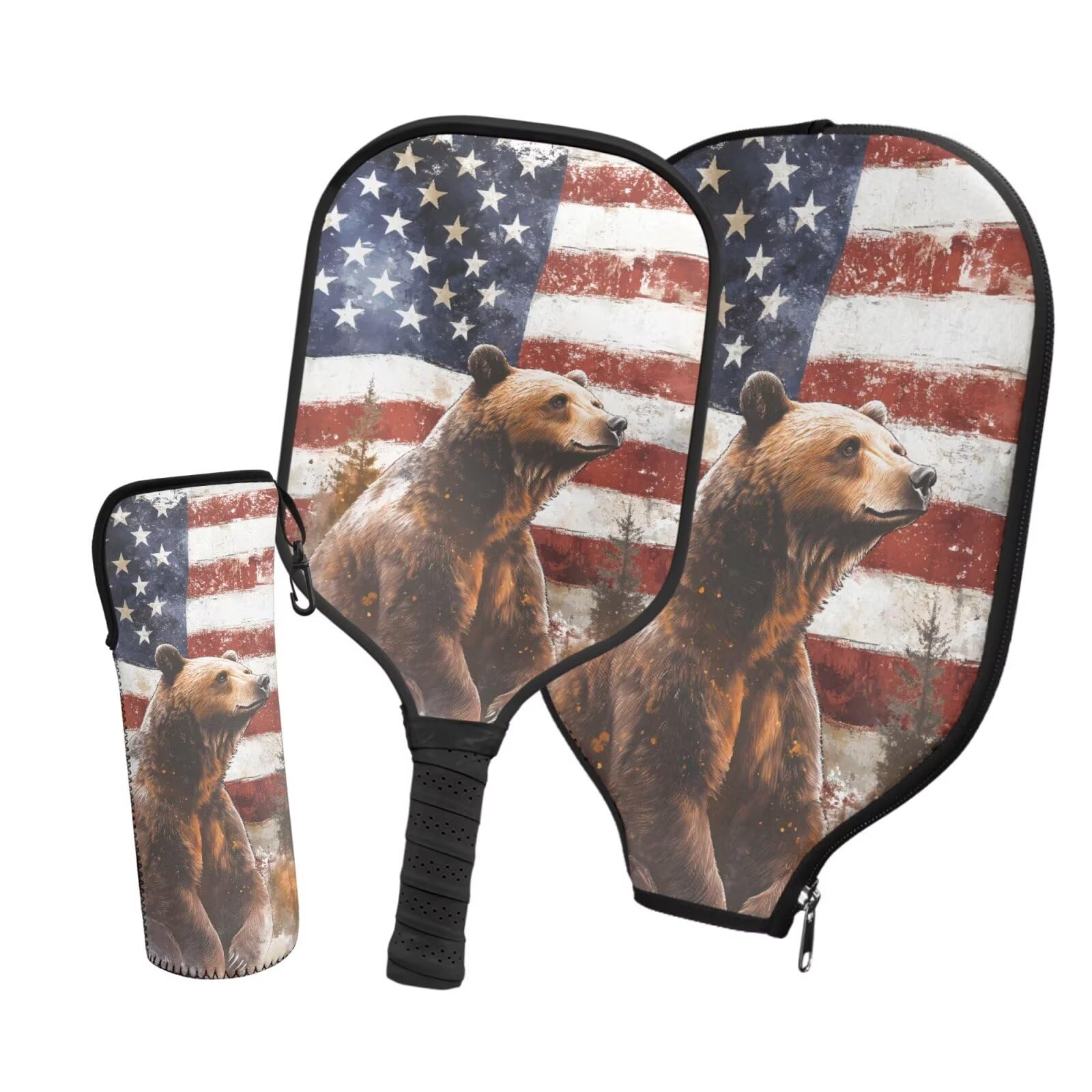 Set di 3 racchette da pickleball con custodia per pickleball, ideale come regalo per principianti