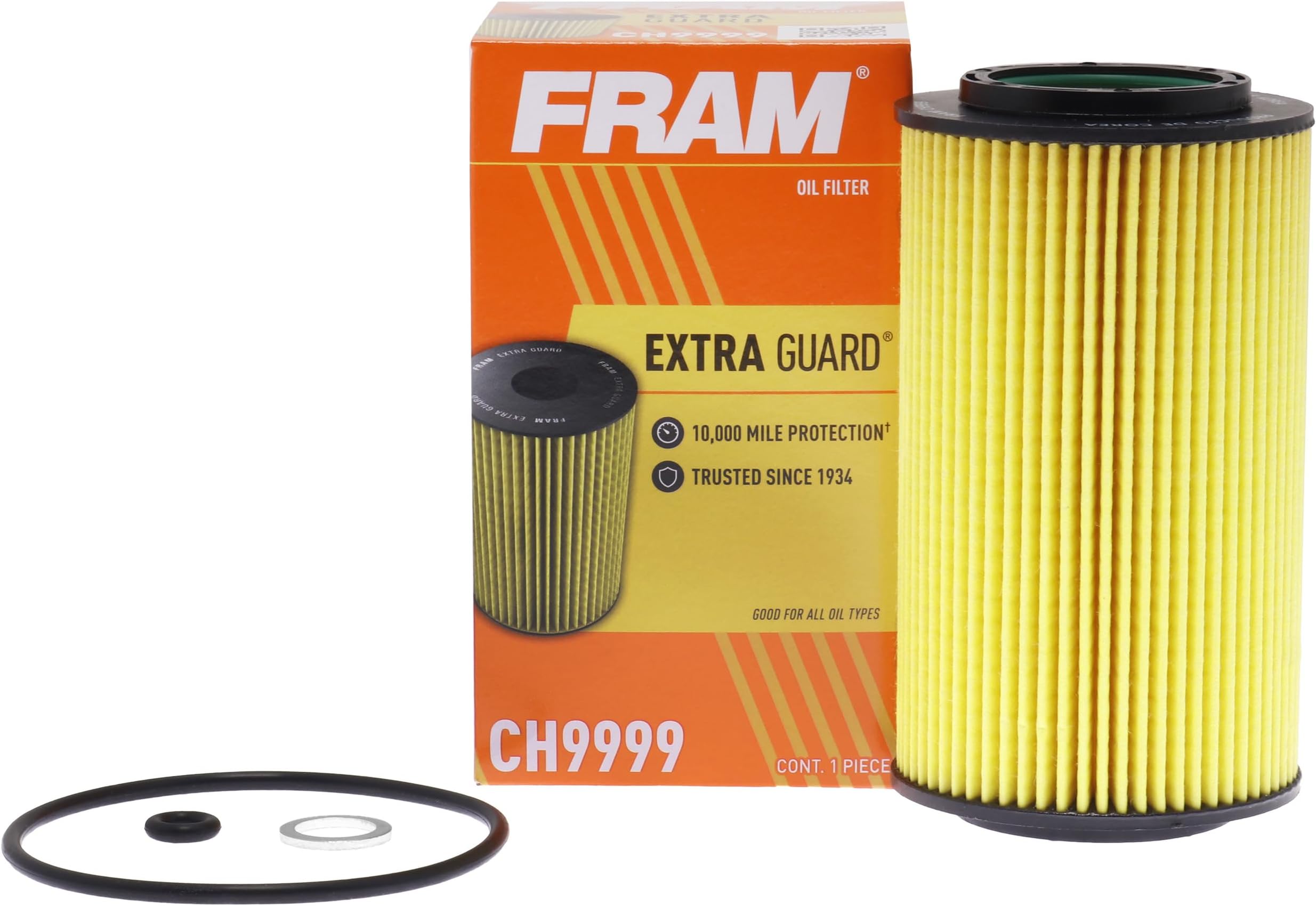FramExtra Guard CH9999, 10K Mile Change Interval Cartridge Oil Filter