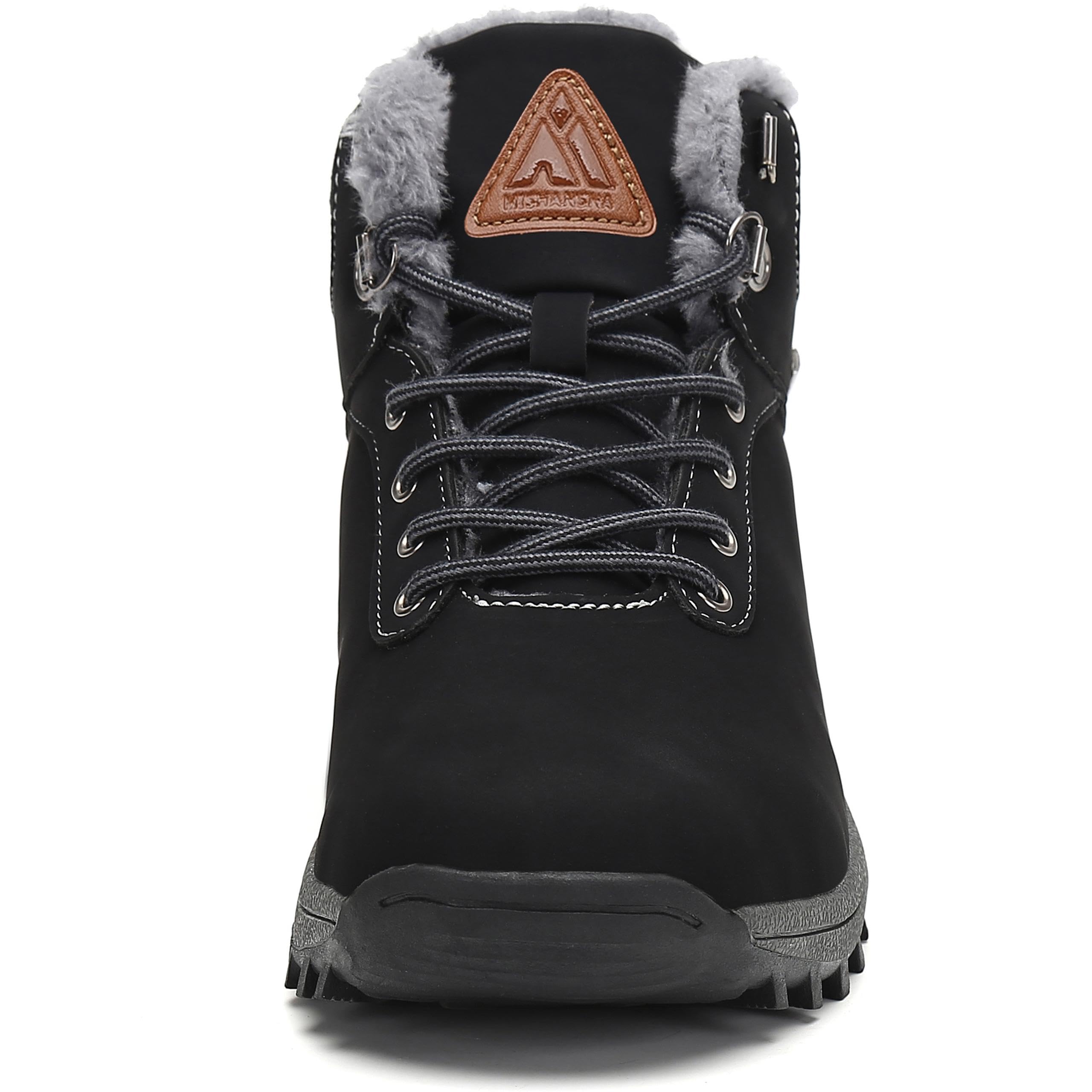 Mishansha Uomo Scarpe Invernali Donna Stivali da Neve Calda Impermeabili Outdoor Sneakers da Trekking Taglia 36-48 EU