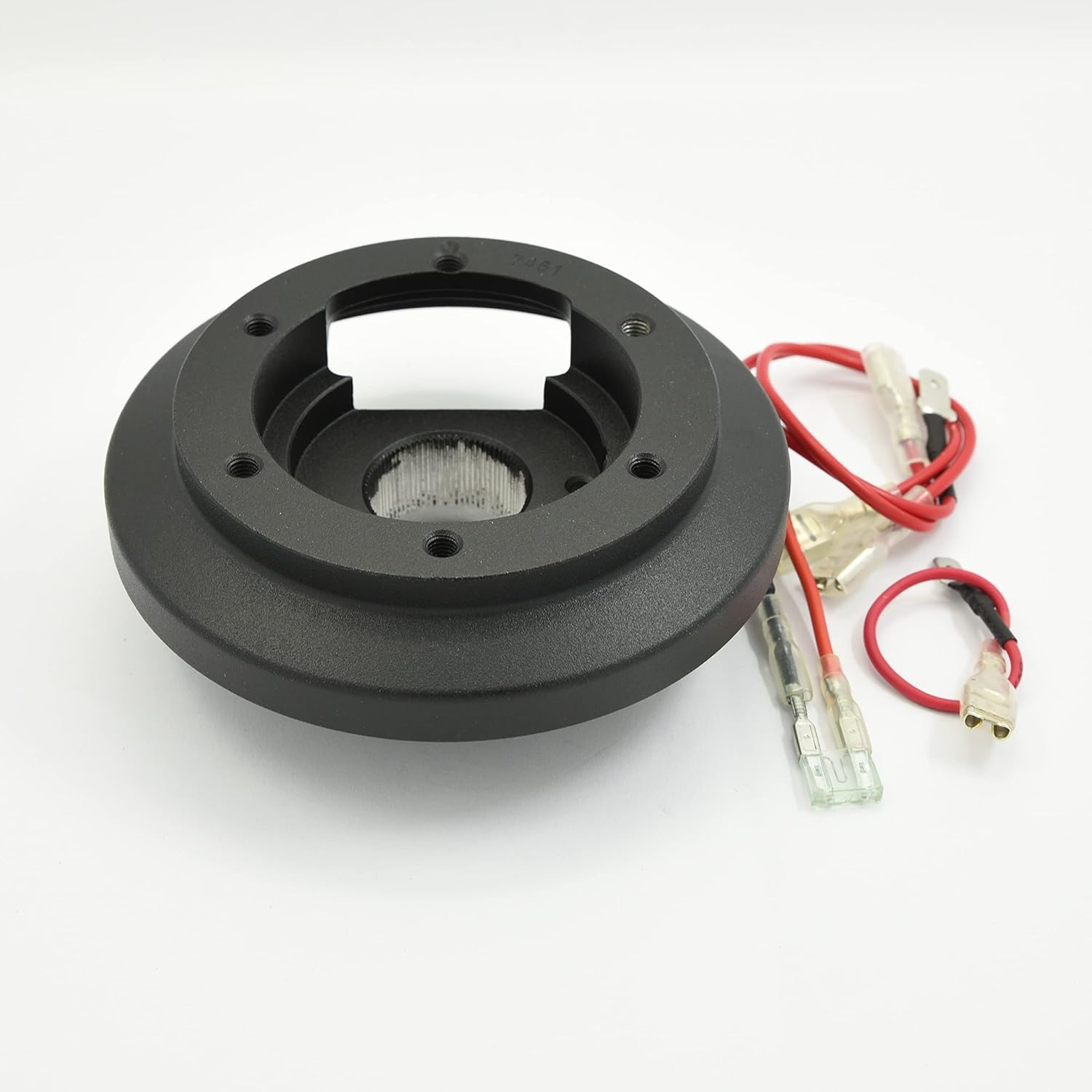 Flashpower Steering Wheel Short Hub Adapter Billet Black Compatible with Audi A4 A6 A8 TT, VW Beetle Golf, Porsche 911 997