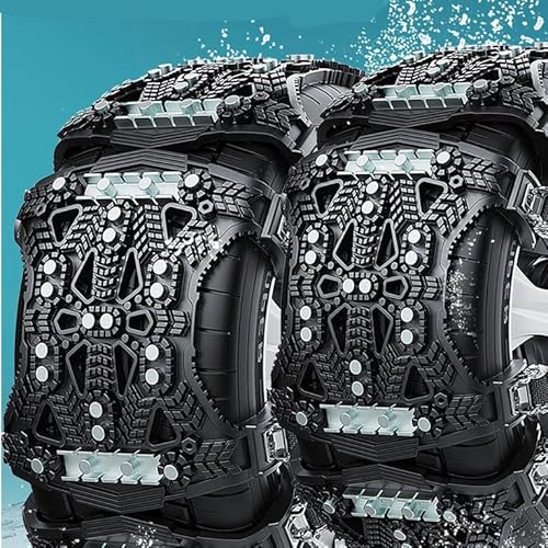 Car Snow Chains for Toyota Tacoma 2016 2017 2018 2019 2020 2021 2022 2023, Firmly Connected Anti-skid Car Safety Chain Resistance Durability Emergency Tyres Chains,Black-10