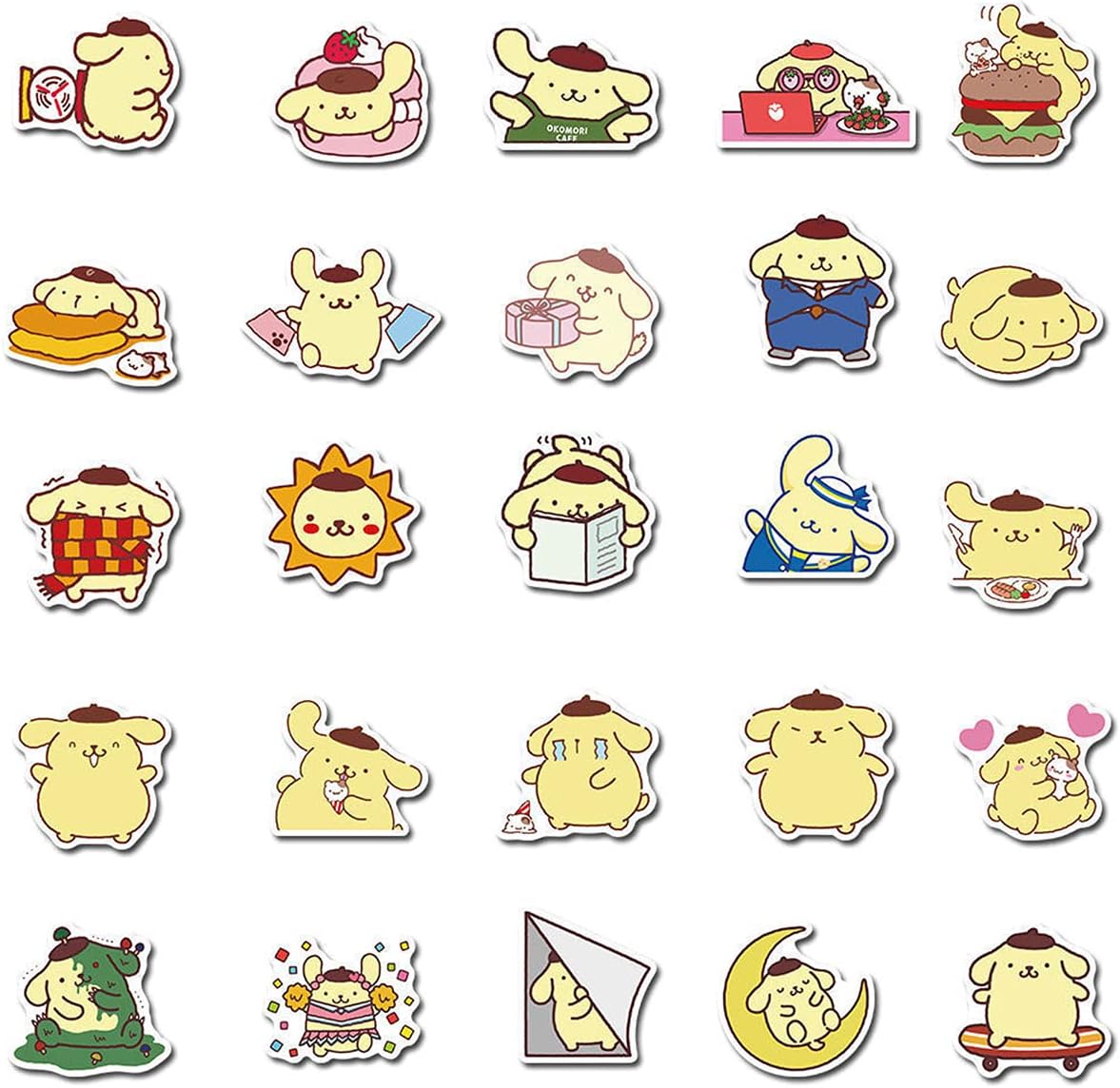 当店の記念日 新品 ポムポムプリン ステッカーシール50枚セット防水 その他