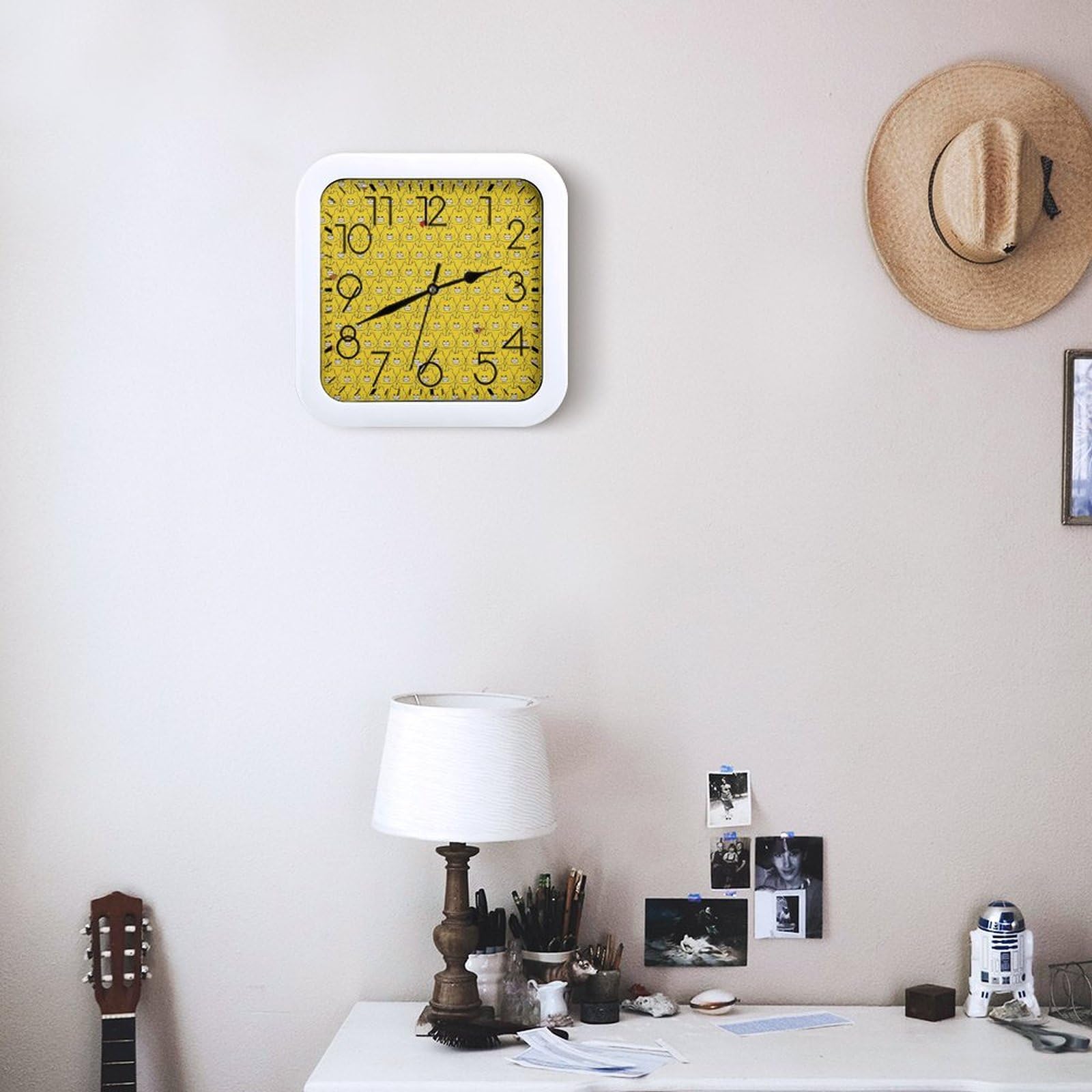 Amazon.co.jp: ノラネコぐんだん 静音 時計 壁掛け時計 掛け時計 26cm