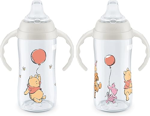 Miniatura 9 de NUK Mickey Mouse - Vaso grande para aprendizaje de 10 onzas, paquete de 2 unidades, sin BPA, a prueba de derrames Mickey Mouse,Disney