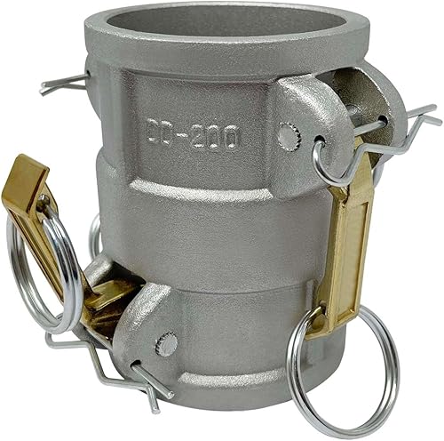 Miniatura 5 de Gloxco Acoplador de bobina de leva y ranura tipo DD, 1-12 "Camlock hembra x 1-12" Camlock hembra (CAM-15-DD-AL)