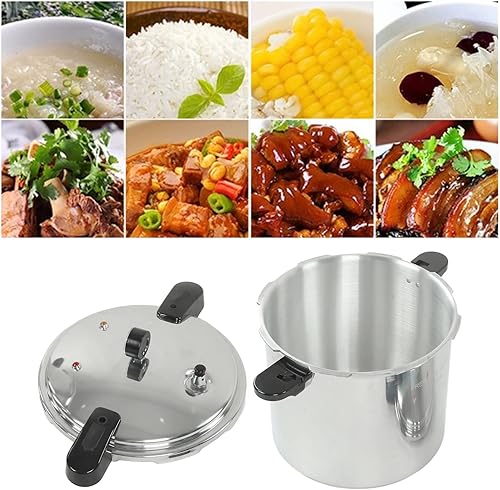 Miniatura 7 de Olla a presión, olla a presión de aleación de aluminio 23L con medidor multifuncional para el hogar, restaurante, hotel, cantina